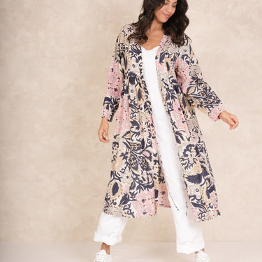 Block Taupe Duster Jacket