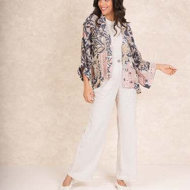 Block Taupe Kimono