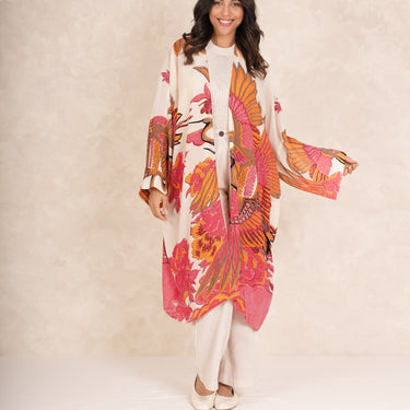 Crane Ecru Grande Kimono