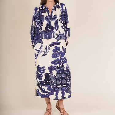 Giant Willow Blue Raglan Dress