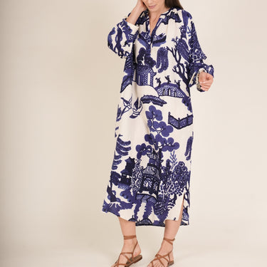 Giant Willow Blue Raglan Dress
