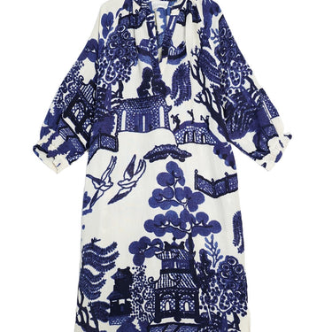 Giant Willow Blue Raglan Dress