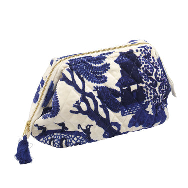 Giant Willow Blue Velvet Pouch
